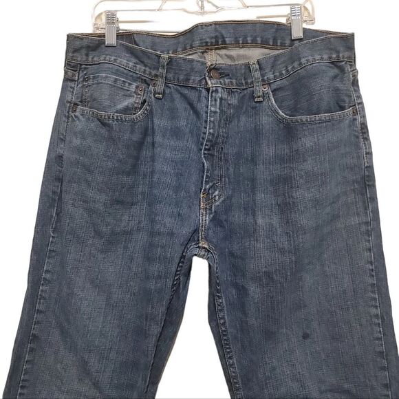 Levi Strauss Men's Blue Bootcut Jeans Sz 36x34 - Picture 3 of 10